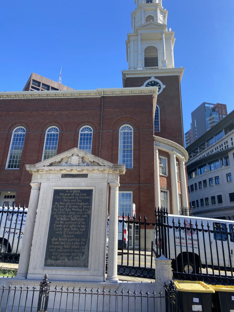 Boston Commons Mass marker