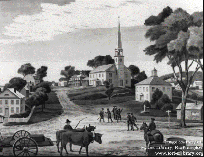 Jonathan Edwards Northampton MA church drawing