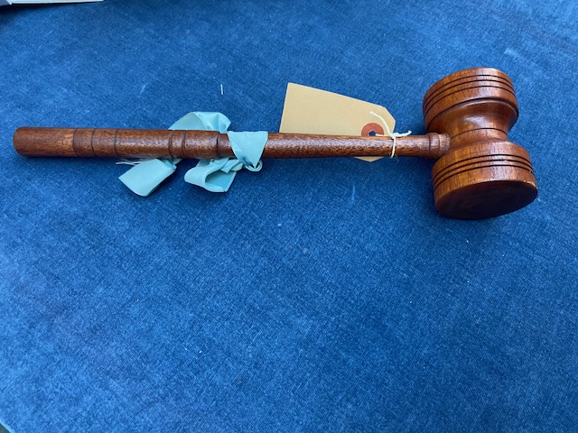 Firestone library Princeton NJ Gavel made from Jonathan Edwards Northampton Mass home 