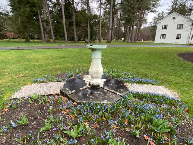 Fountain on Jonathan Edwards property in Stockbridge, MA 