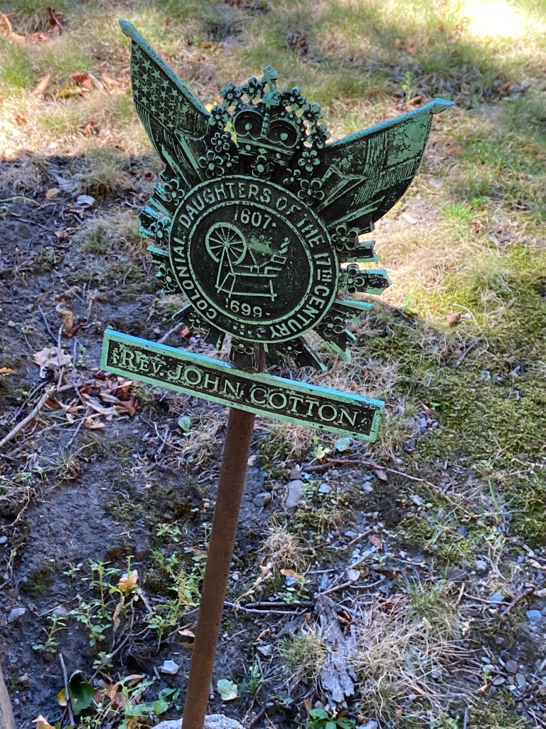 John Cotton grave King's Burying Ground Boston, MA 