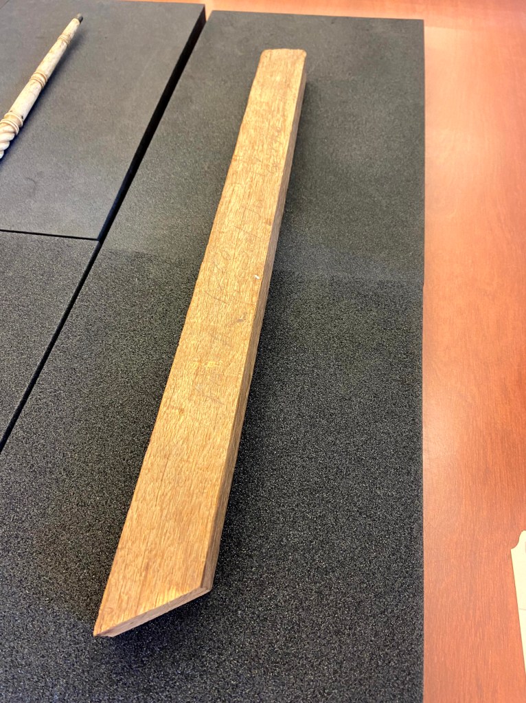 piece of Log College at Wright Library Princeton University