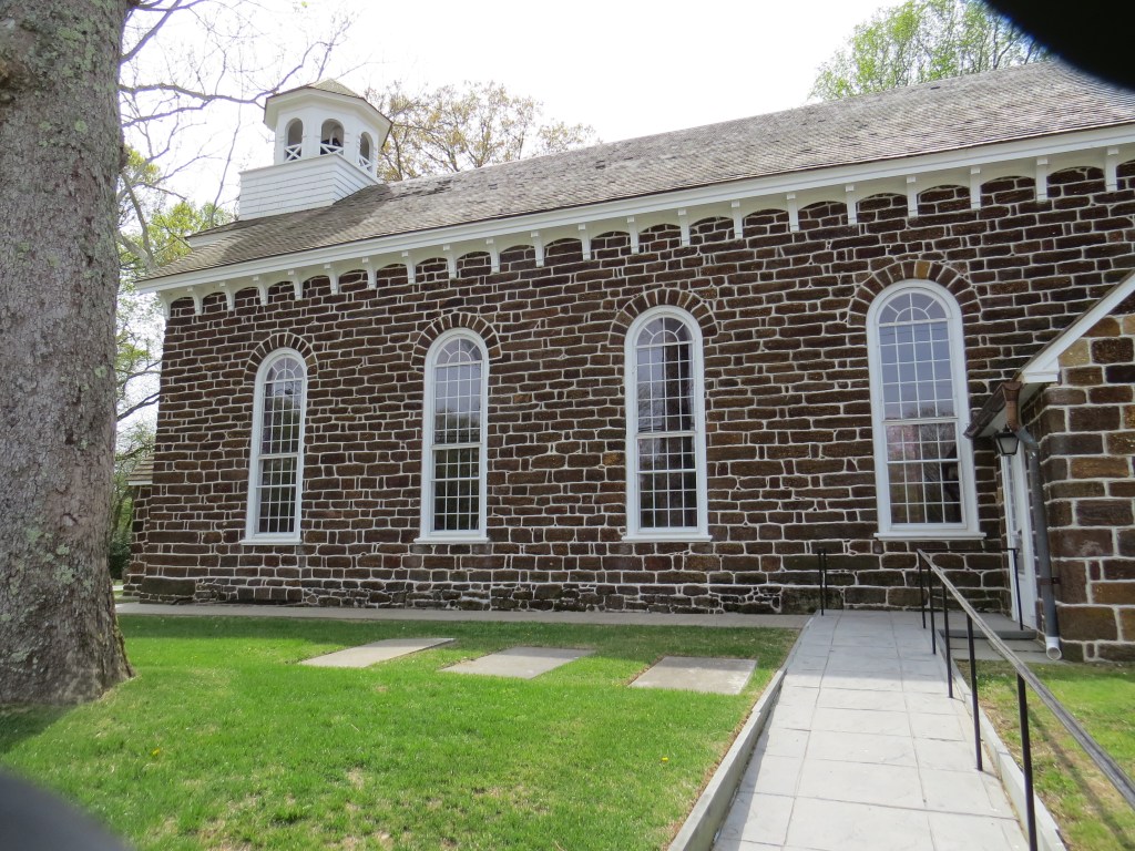 Deerfield Presbyterian Church in Deerfield, NJ where John Brainerd preached and is buried