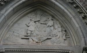 Thomas Hooker bas relief Hartford CT