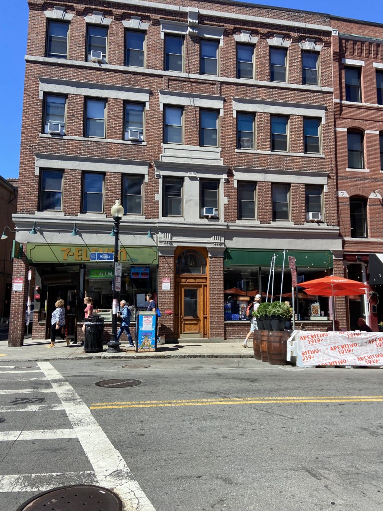 Mather home Boston, MA North Square 342 Hanover St.  Doorway