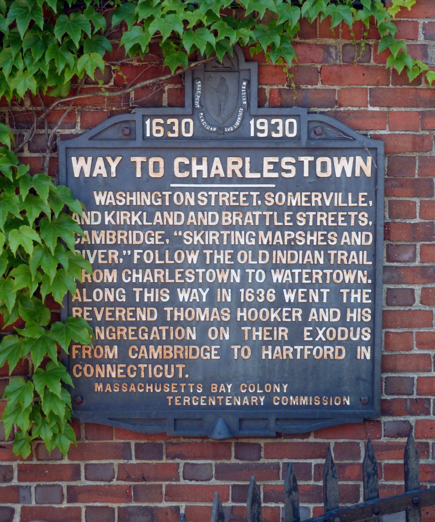 way to Charlestown plaque 