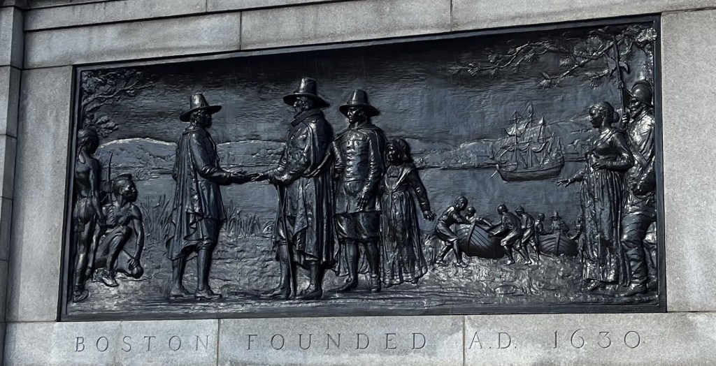 Boston Common Founders plaque 