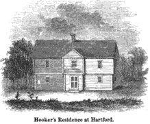 Hooker's house Hartford sketch