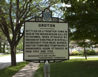 Groton MA marker