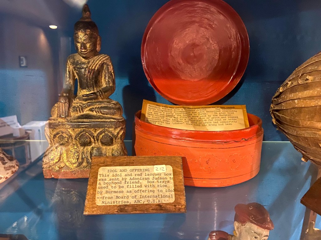 Judson University Adoniram Judson Burmese idol