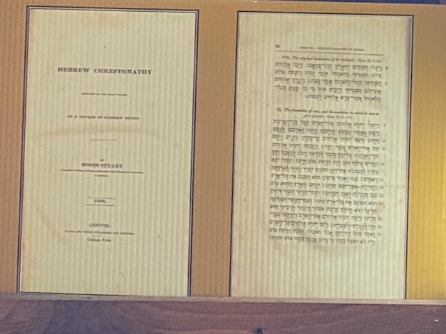 Moses Stuart Hebrew grammar book 